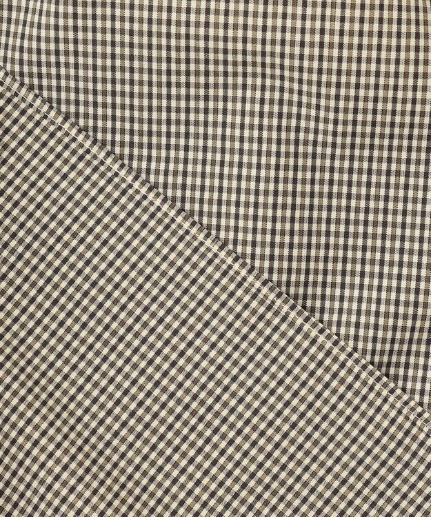 ANY 【速乾/UVカット/抗菌防臭/手洗い】エニィファンクションボリューム袖ブラウス ガンクラブチェック