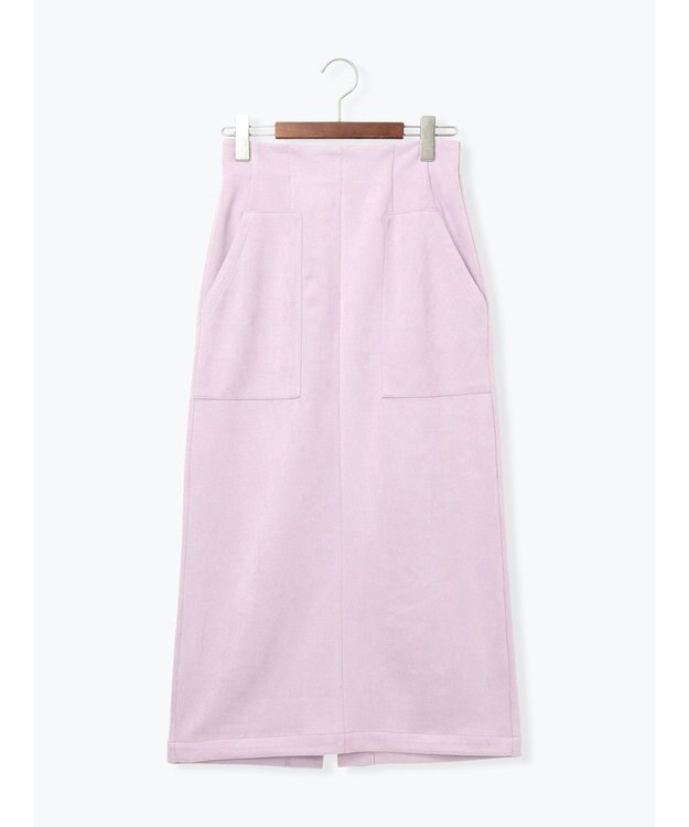 Te chichi スウェードタイトスカート ラベンダー