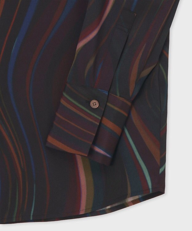 Paul Smith Winter Swirl プリント シャツ ブラック