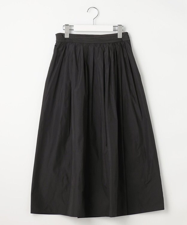 ANY SIS L グロッシータフタ スカート ブラック