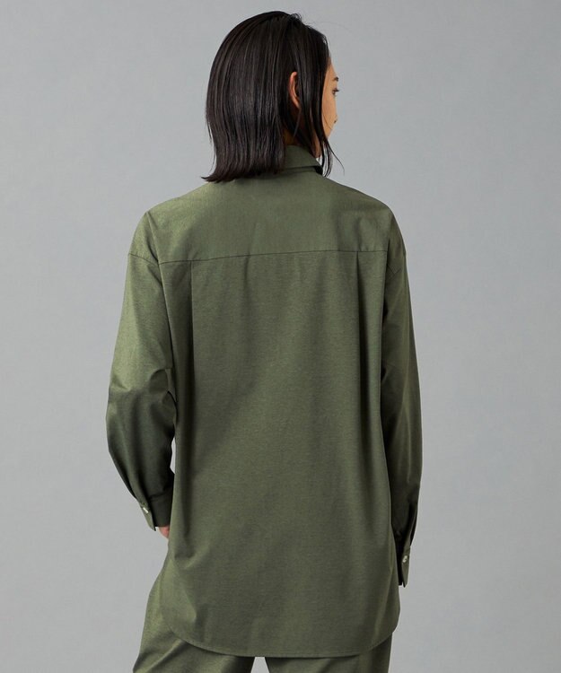 Chacott Chacott BALANCE EasyCare+ オーバーシャツ カーキ