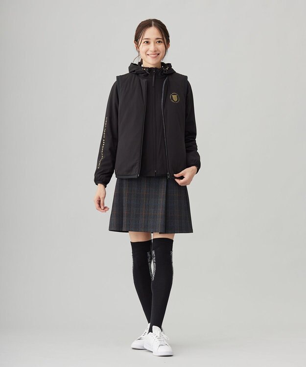 23区GOLF 【WOMEN】マルチウェイ ブルゾン＆リバーシブルベスト セットアイテム　気温の変化に対応 ブラック系