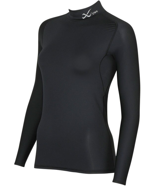 CW-X 【WOMEN】　機能性トップス　SECOND　BODY　2.0　吸汗速乾　UVカット率90%以上　抗菌防臭　ハイネック・長袖　/ワコール　CHY039 ブラック