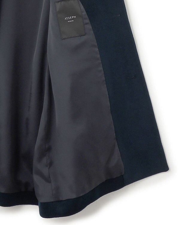 JOSEPH HOMME グロッシーウール　バルマカーンコート ネイビー系