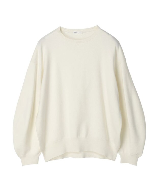 CRAFT STANDARD BOUTIQUE 袖ボリュームニットプルオーバー Ivory