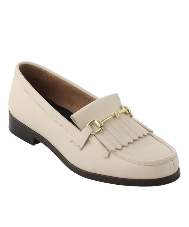 REGAL FOOT COMMUNITY 【リーガルレディース】F70N ビット付きキルトローファー カジュアルシューズ アイボリー