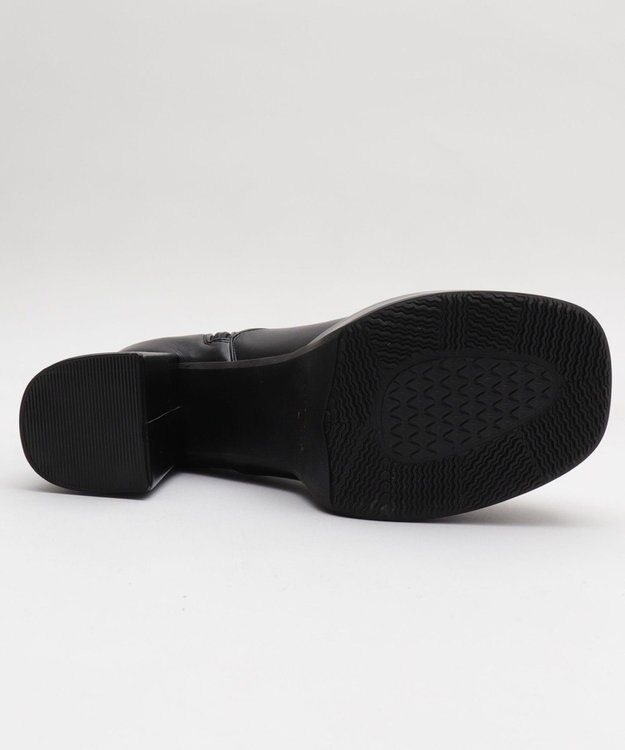 WEGO ストレッチヒールショートブーツ ブラック