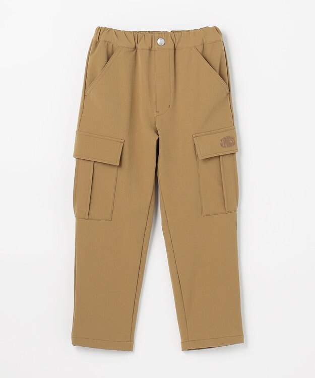 J.PRESS KIDS 【100-130cm】裏付き ストレッチ カーゴパンツ ベージュ系