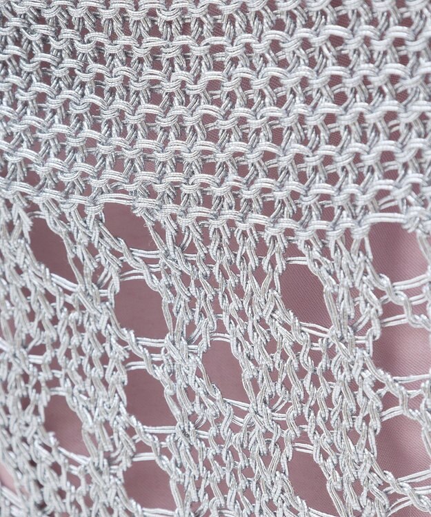 Green Parks ・ＱＵＯＮ　マクラメメタルミニショルダー Silver