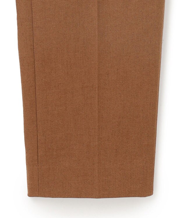 ICB L 【接触冷感・UVケア・撥水・洗える】LooseWeave テーパードパンツ ブラウン系