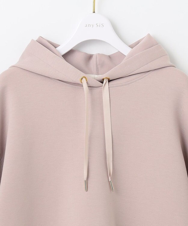 ANY SIS 【洗える】ダンボール パーカー スモーキーピンク