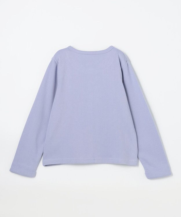 ANY KIDS まいにちスナップカーディガン ラベンダー