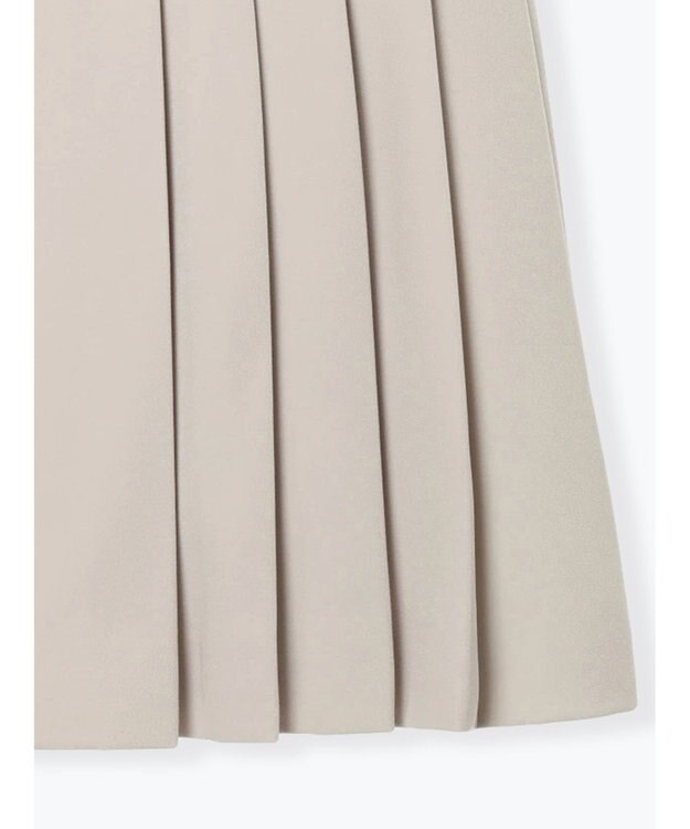 Te chichi 【セレモニーアイテム】サイドプリーツペプラムジレ（セットアップ可） ベージュ
