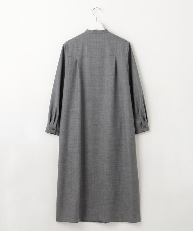 J.PRESS LADIES 【洗える】ANASTASIA milled ワンピース ライトグレー系