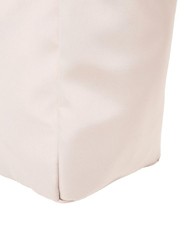 Maison de FLEUR 撥水加工フリルハンドルトートバッグ Grayish Pink