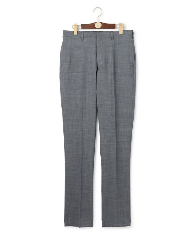 J.PRESS MEN 【洗える / 高通気性 / ストレッチ性 / 防シワ】プレーンウィーブ スラックス / ノータック ライトグレー系