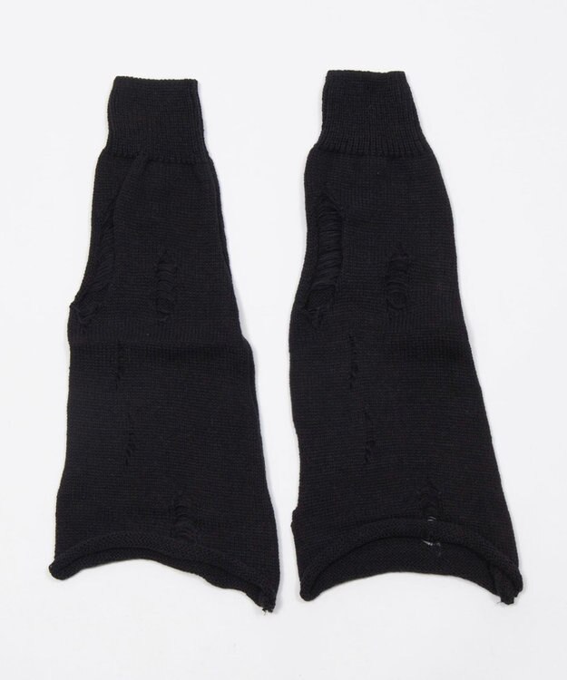 WEGO ダメージレッグカバー ブラック