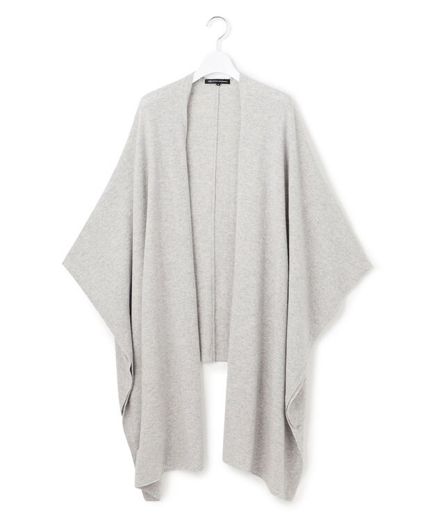 23区 カシミヤブレンド マルチ ケープ ライトグレー系