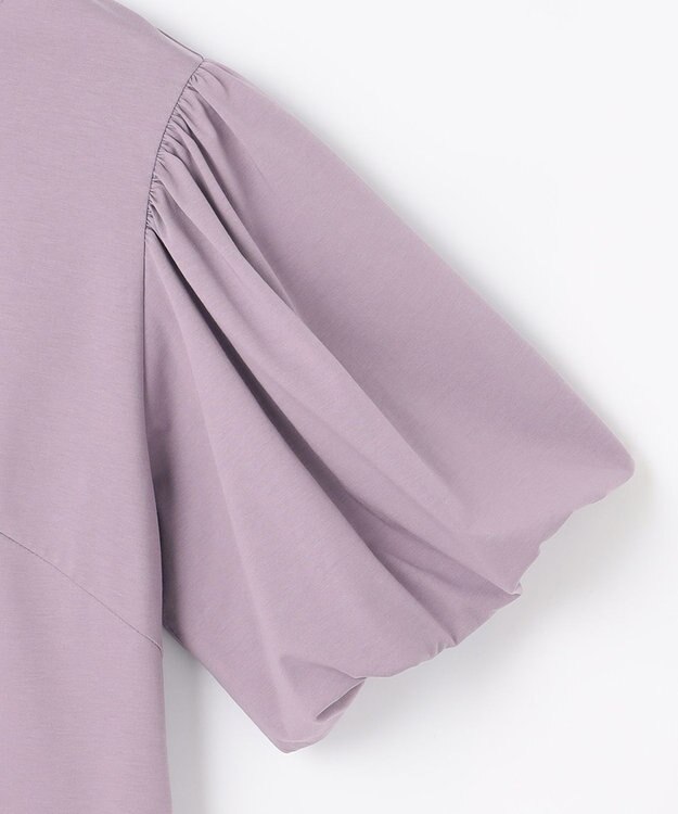 #Newans 【ANSWER for シティライフ】乾燥機対応！パフスリーブカットソー パープル系