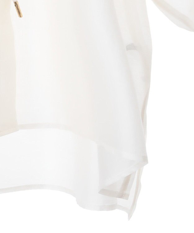 YECCA VECCA バルーンスリーブシアーシャツ Off White