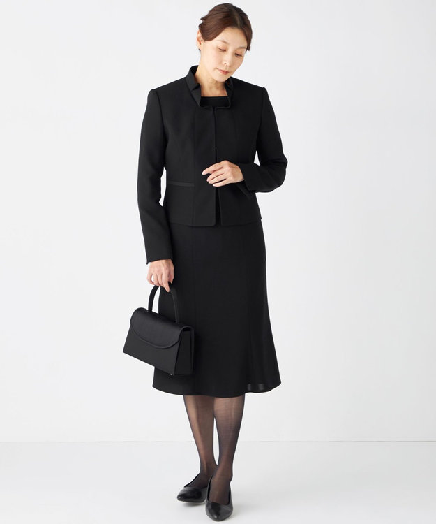 自由区 FORMAL 【日本製】西陣織 ハンドバッグ ブラック系