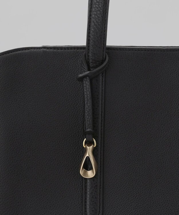 GOTAIRIKU 【ETIAM】シュリンク ファスナートートバッグ（S）《Flexi》 ブラック系