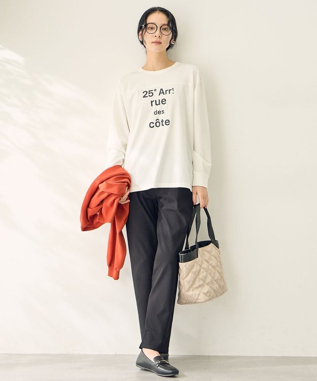 ANY L フットボールロングスリーブＴシャツ オフ