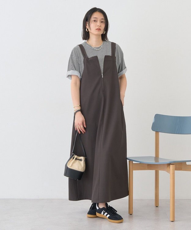 AMERICAN HOLIC 【前後2WAY】ZIPジャンスカ Charcoal Gray