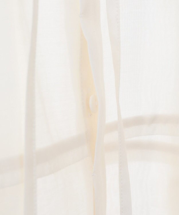 YECCA VECCA バルーンスリーブシアーシャツ Off White