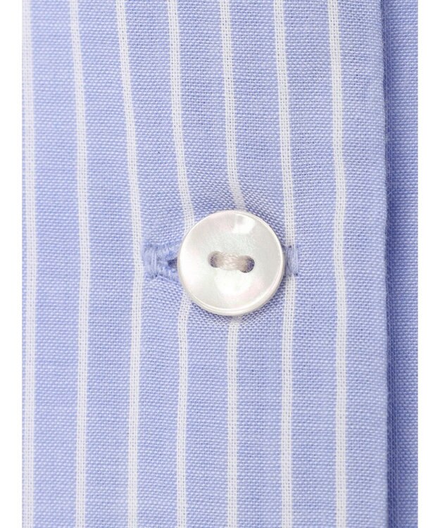 CRAFT STANDARD BOUTIQUE ペプラムブラウス Stripe Blue