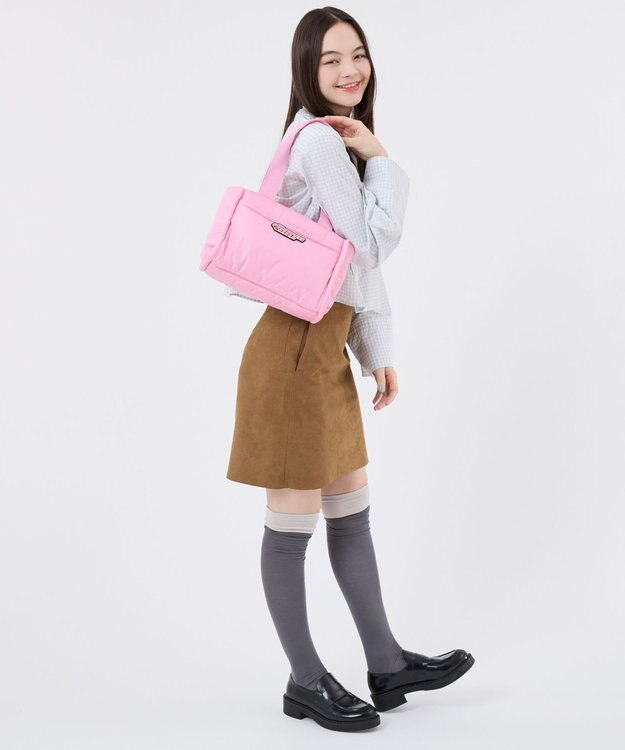 LeSportsac PUFFY TH TOTE/パワーパフ ガールズピンクシーン パワーパフガールズピンクシーン