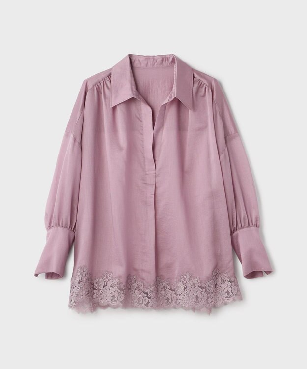 GRACE CONTINENTAL シアースキッパートップ ピンク