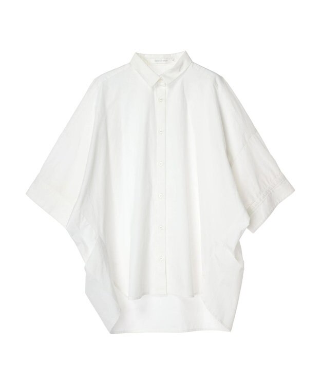 AMERICAN HOLIC ＵＶカットバックドレープシャツ Off White