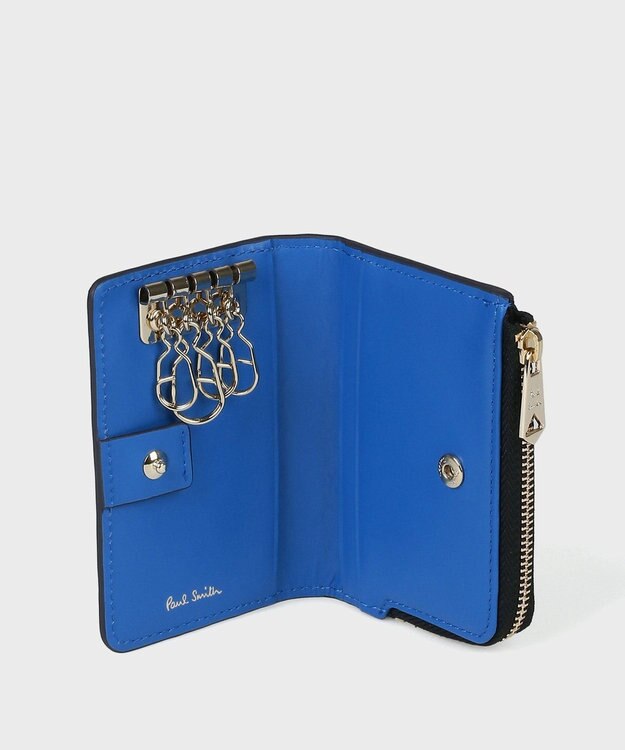 Paul Smith デイジーレザー コイン＆キーケース ブラック