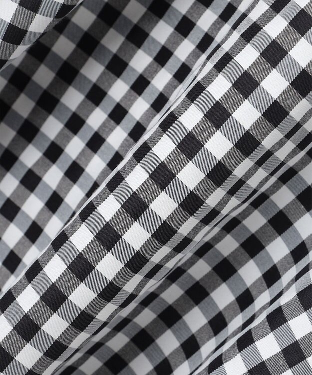 組曲 KIDS 【110-140㎝】ギンガムドッキング ワンピース ブラック系3