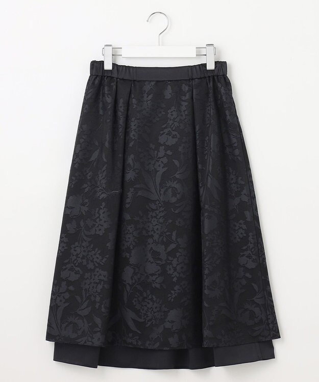 自由区 【セットアップ対応・リバーシブル・洗える】オパールプリント スカート ネイビー系5