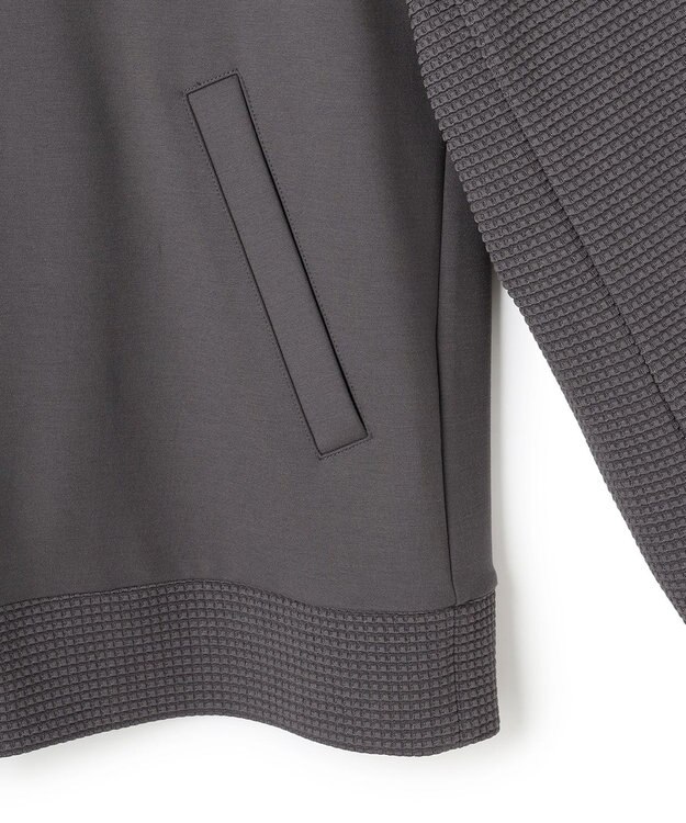 JOSEPH HOMME 【オリジナル素材】ライトタックジャージー ジップアップブルゾン グレー系