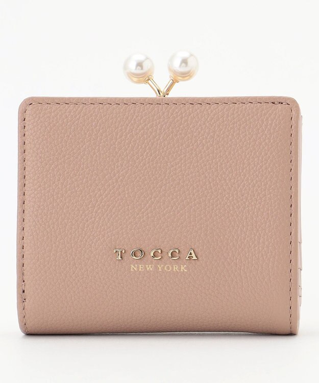 TOCCA POINT OF PEARL BIIFOLOD WALLET 2つ折り財布 ピンク系