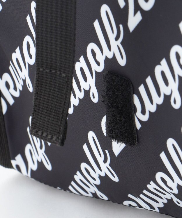 23区GOLF 【UNISEX】ランチの持ち運びにも使える保冷バッグ 収納時もかさばらない折り畳み仕様 ブラック系5