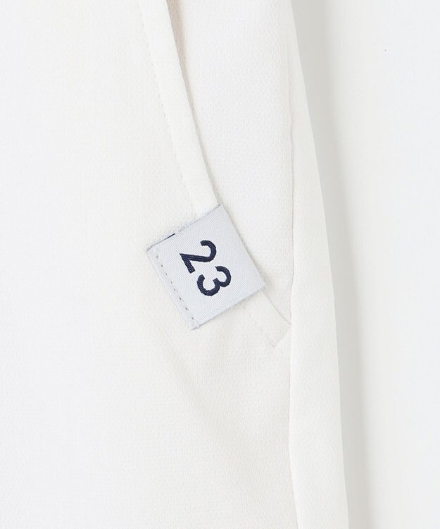 23区GOLF 防透素材で白でも安心！【WOMEN】【撥水/ストレッチ】シェルタリングオックス パンツ ホワイト系