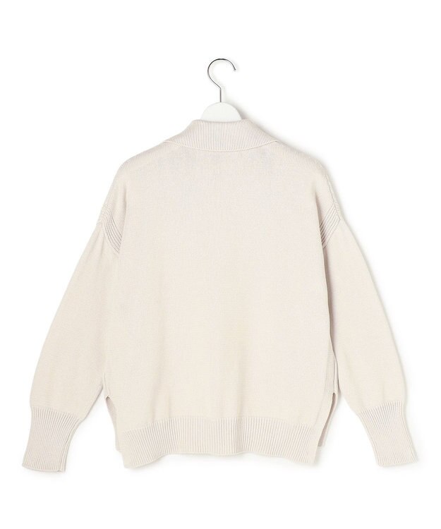 23区 【先行予約】コットンギマ スキッパー ニット ベージュ系