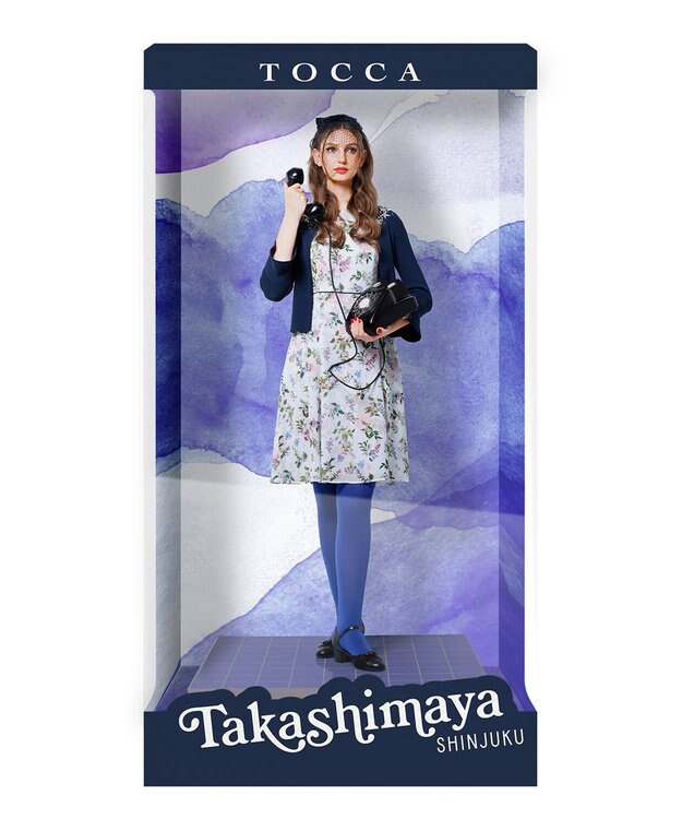 TOCCA 【洗える！】SHINING カーディガン ネイビー系