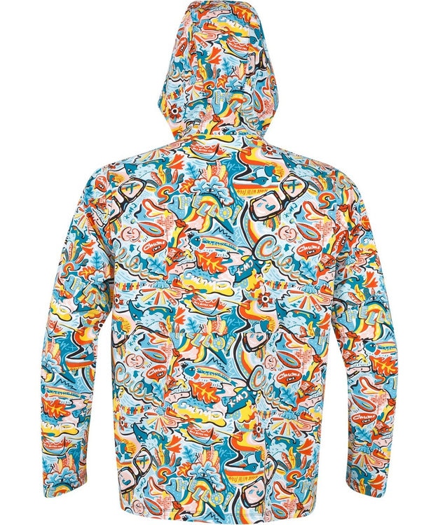 CW-X 【MEN】 CW-X 【CHUMS (チャムス)コラボ】 メンズトップス ジャケット はっ水(本体) フードつき(ドローコードで調整可能) 長袖 UVカット率90％以上（本体） メンズ LNO530 /ワコール ターコイズ