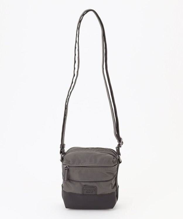 Y'SACCS 【Y’SACCS vous et】ナイロン×ポリウレタン ポシェット ダークグレー