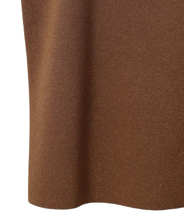 AMERICAN HOLIC ラメニットタンクトップ Brown