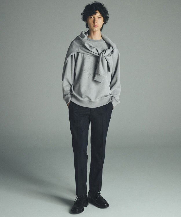 UNFILO MENS 【男女兼用】クリーンスエード クルー チャコール