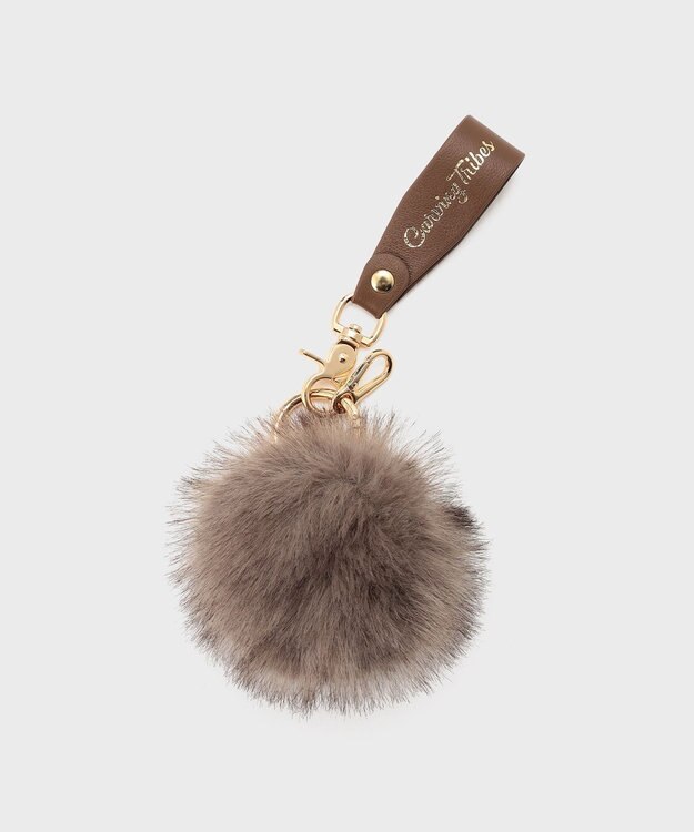 GRACE CONTINENTAL ファーチャーム ブラウン