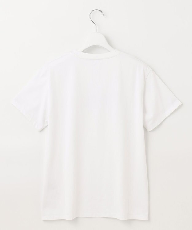 UNFILO 接触冷感カラーロゴT オフ×ブルー