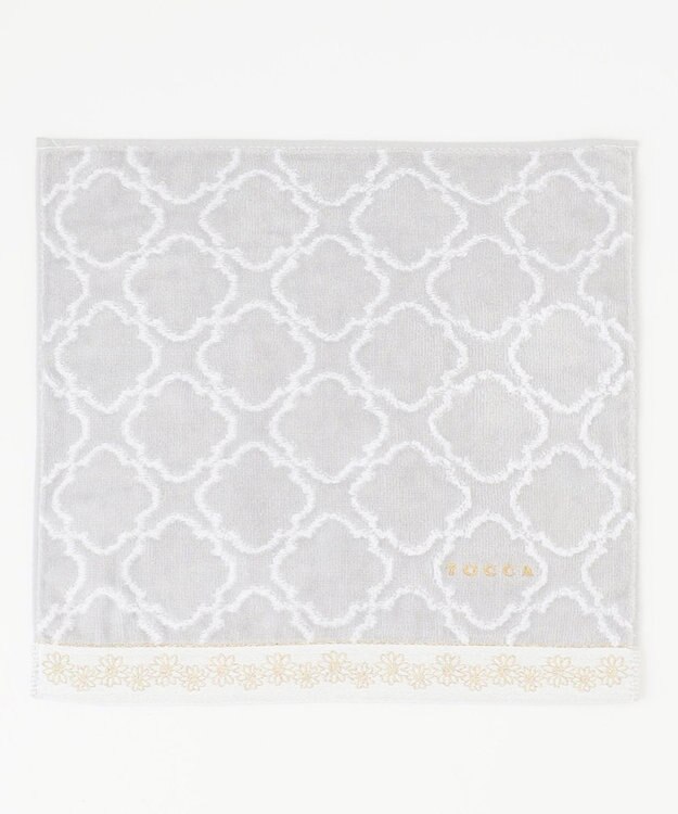 TOCCA CLOVER BRICK TOWELCHIEF タオルハンカチ ライトグレー系