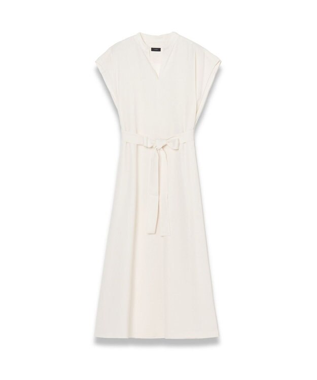 JOSEPH 【WEB&OUTLET限定】【洗える】スムースジョーゼット　Aラインワンピース Ivory
